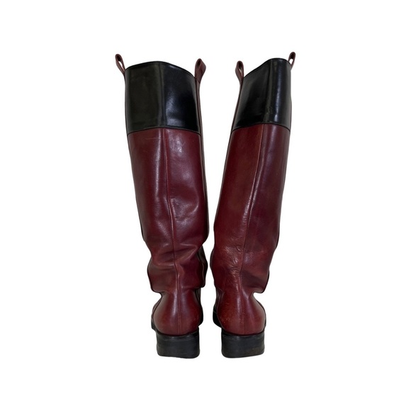 Dries Van Noten red leather riding boots size 39 - Picture 4 of 8